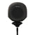 Face on view of Comet with Pop Filter on Mic Stand for Vocal Booth, Streaming, ASMR, and Live Performance -- Galaxy Black