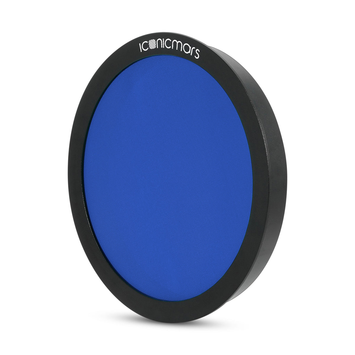 Blue dual layer mesh pop filter for Comet Isolation Booth