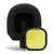 Comet Pro with pop filter front view with filter removed, used for live broadcasting, vocal booth  -- Canary Yellow