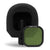 Comet Pro with pop filter front view with filter removed, used for live broadcasting, vocal booth  -- Olive Green