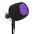 Comet X7B with pop filter, Professional isolation booth foam cover for front facing style microphone  -- Purple Berry