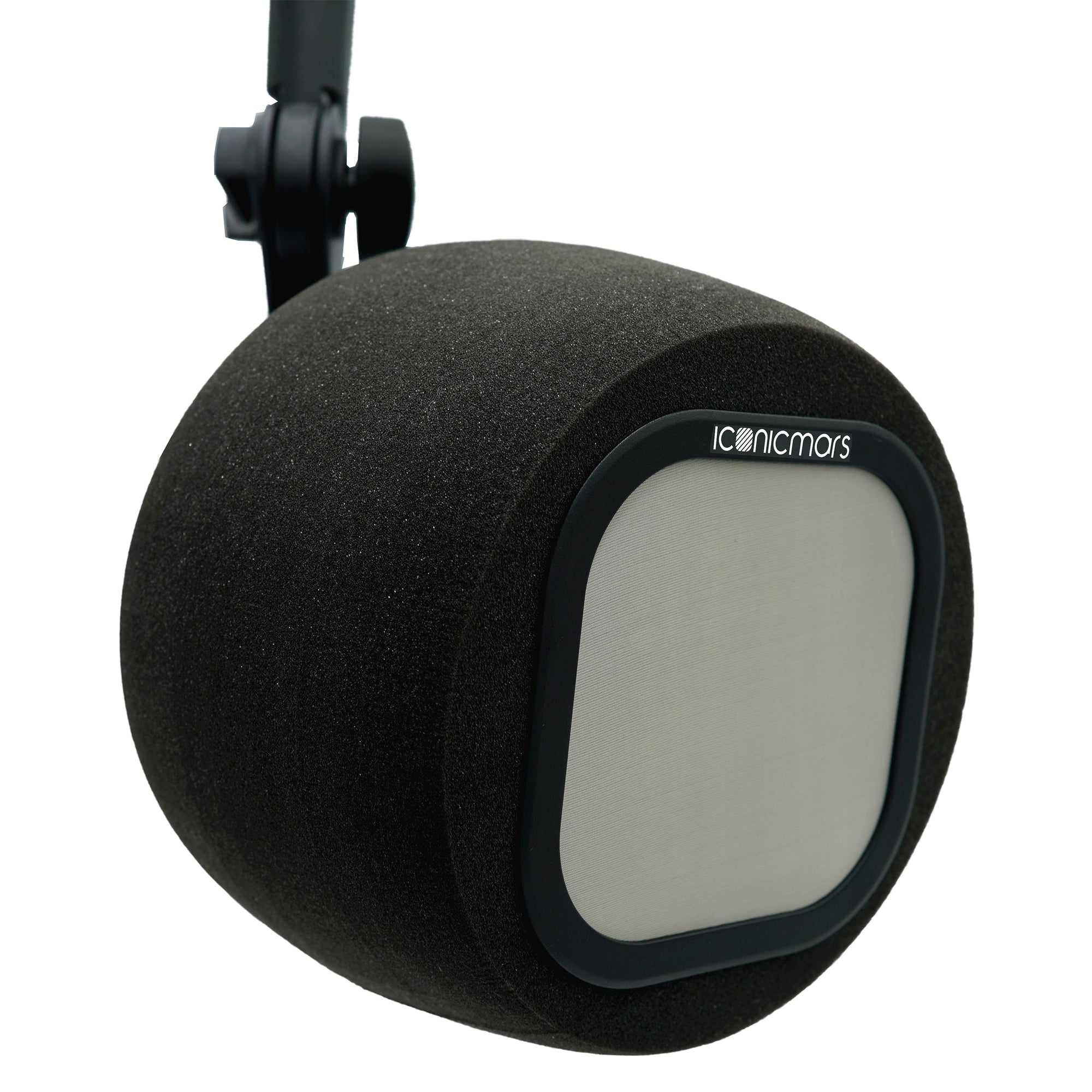 Comet X7A with pop filter, Professional isolation booth foam cover for shotgun style microphone  -- Space Gray