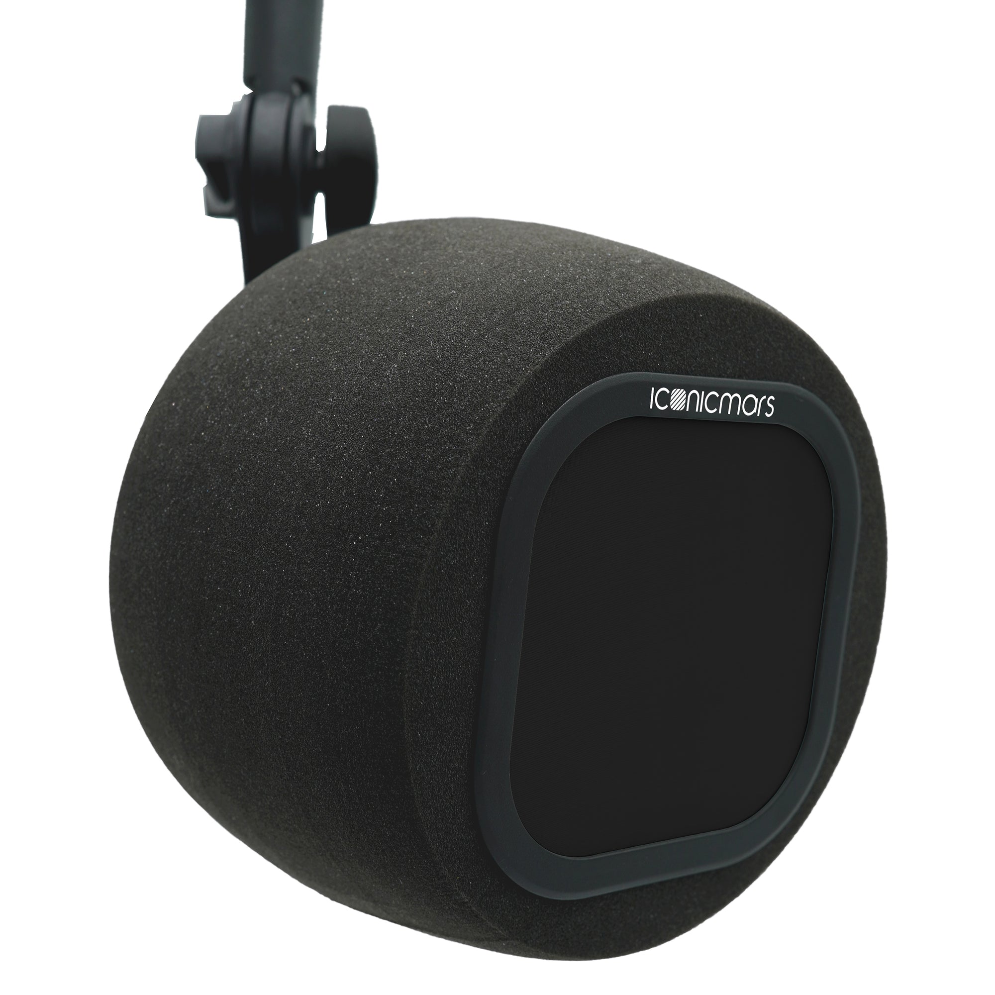 Comet X7A with pop filter, Professional isolation booth foam cover for shotgun style microphone  -- Galaxy Black
