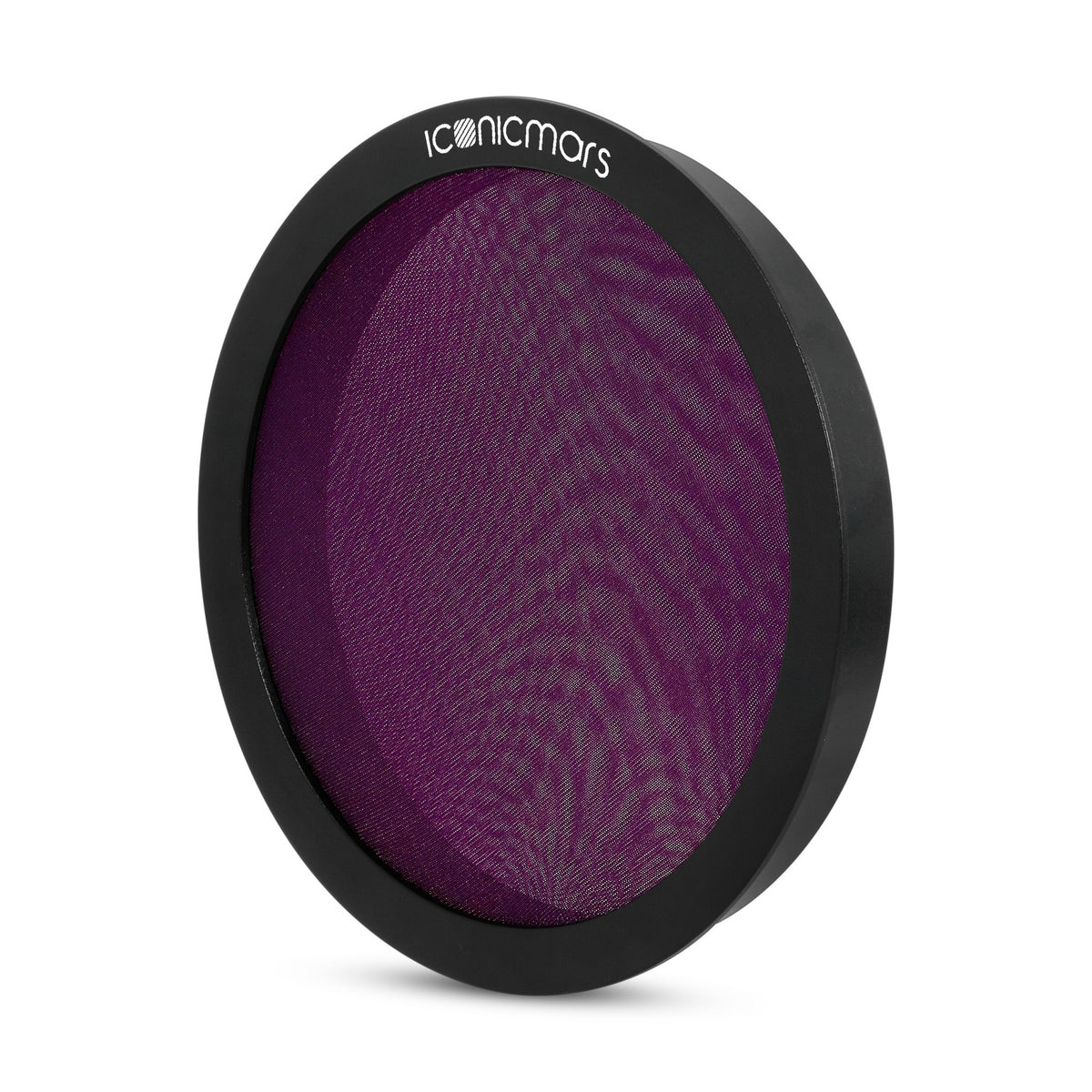 Purple dual layer mesh pop filter for Comet Isolation Booth